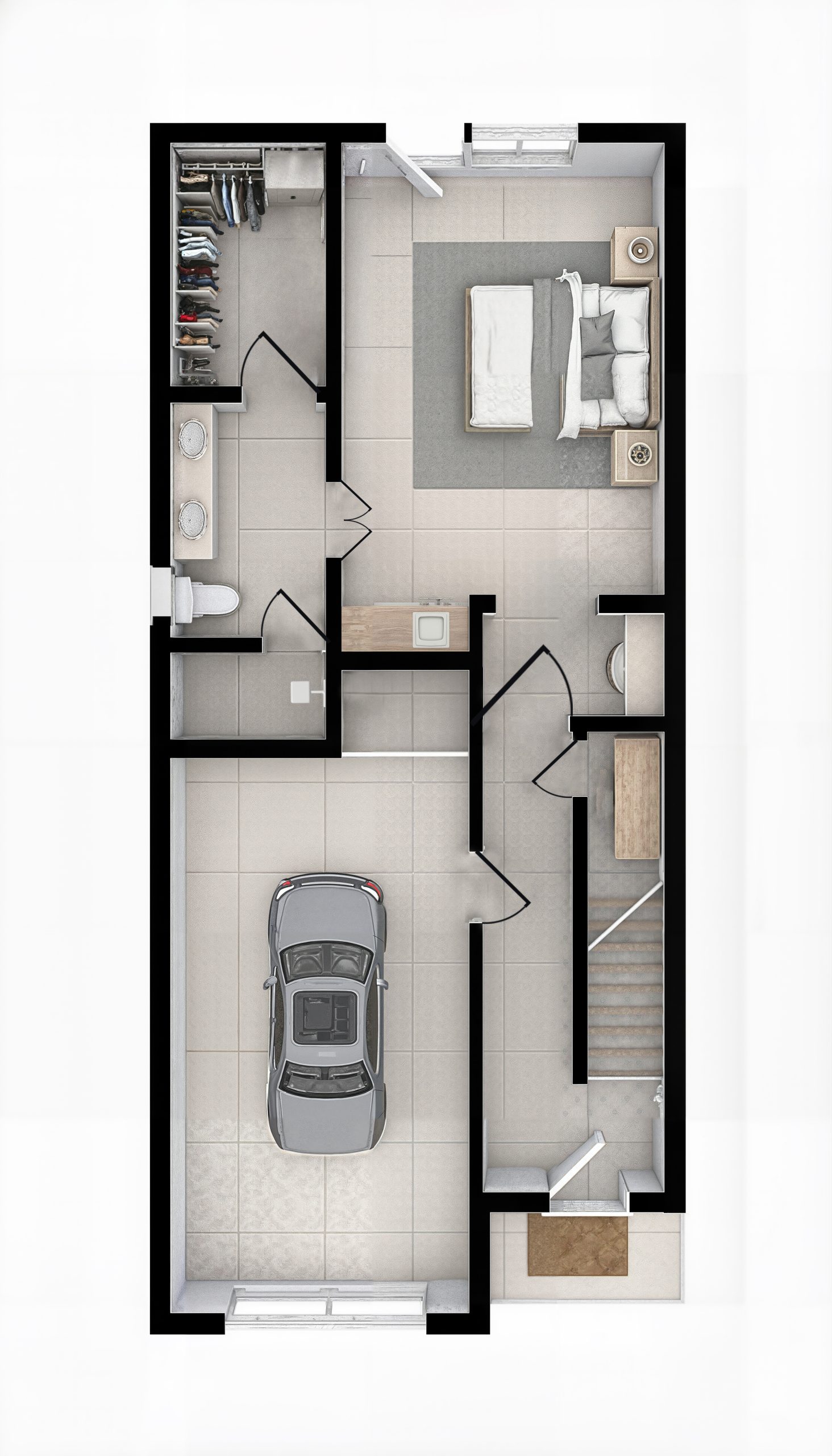 First Floor — 3D View