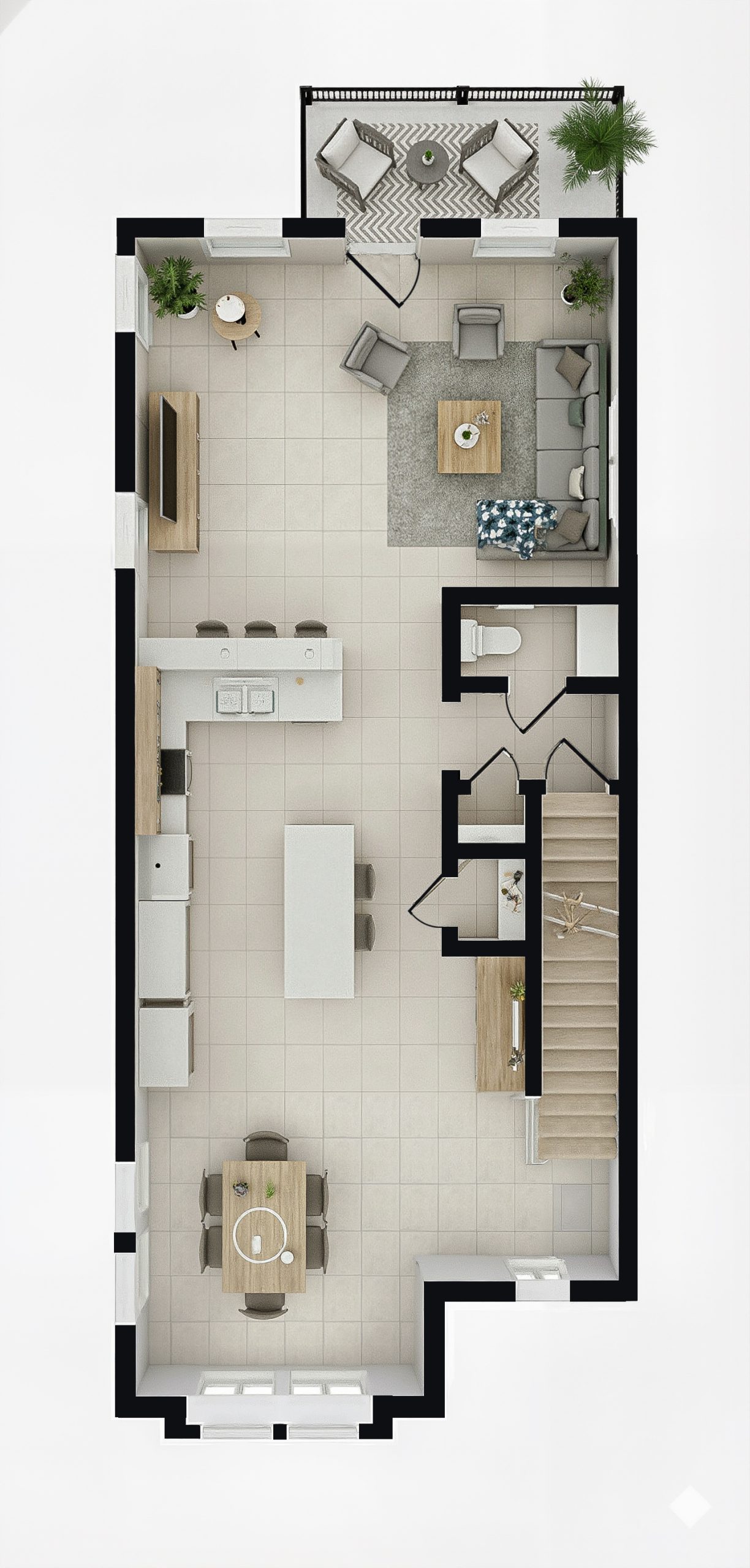 Third Floor — 3D View